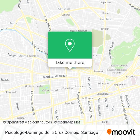 Psicologo-Domingo de la Cruz Cornejo map