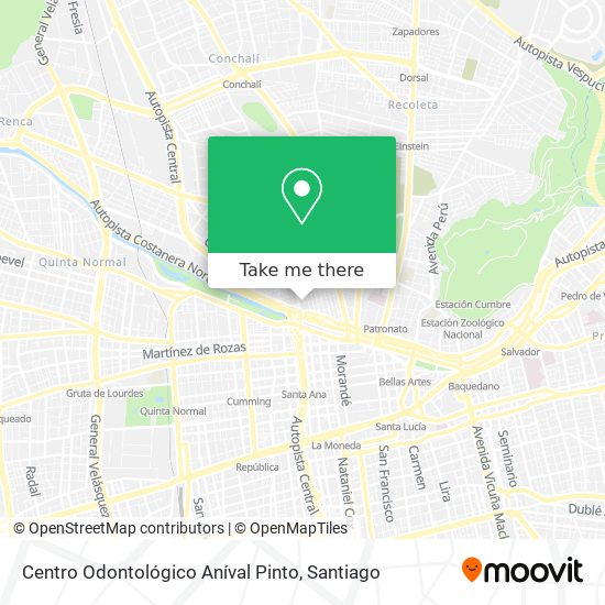 Centro Odontológico Aníval Pinto map