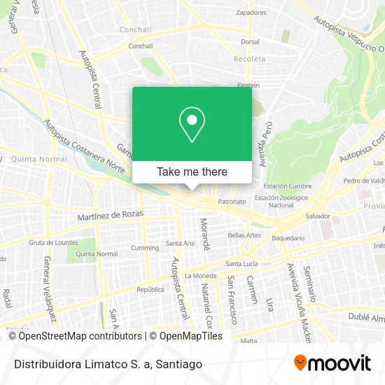 Distribuidora Limatco S. a map