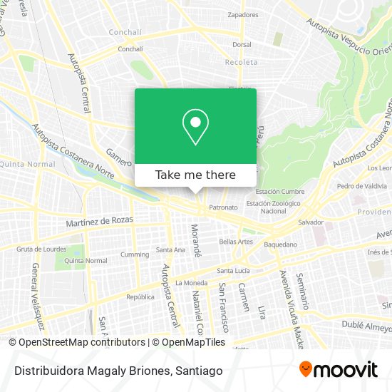 Mapa de Distribuidora Magaly Briones