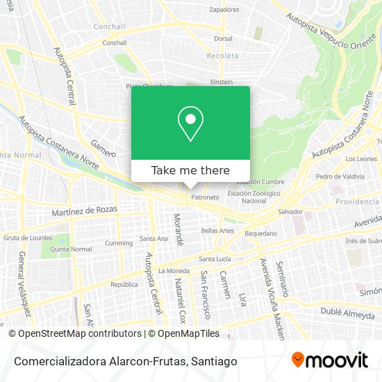 Comercializadora Alarcon-Frutas map