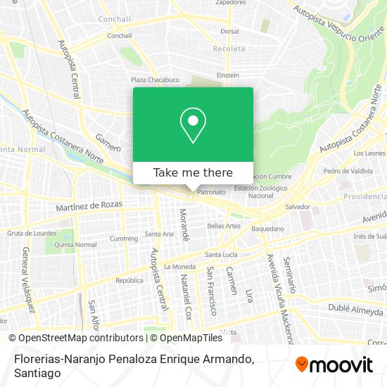 Mapa de Florerias-Naranjo Penaloza Enrique Armando