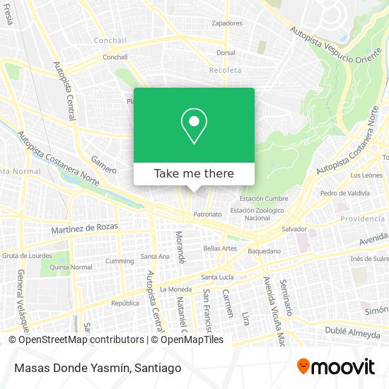 Mapa de Masas Donde Yasmín
