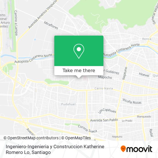 Ingeniero-Ingenieria y Construccion Katherine Romero Lo map