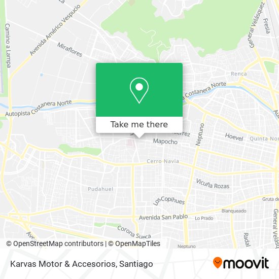 Mapa de Karvas Motor & Accesorios