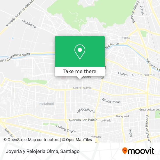 Mapa de Joyeria y Relojeria Olma
