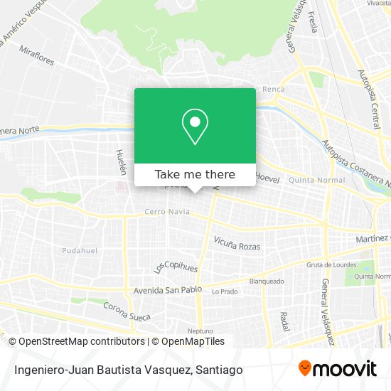 Mapa de Ingeniero-Juan Bautista Vasquez