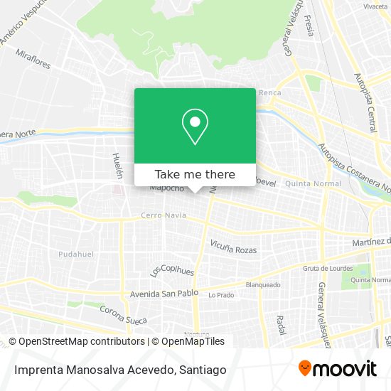 Imprenta Manosalva Acevedo map