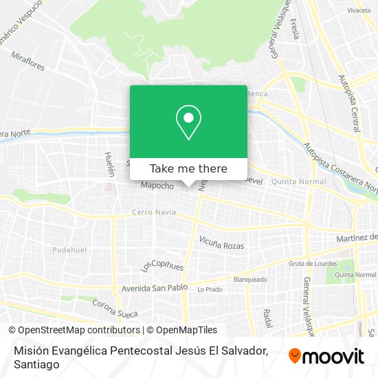 Misión Evangélica Pentecostal Jesús El Salvador map