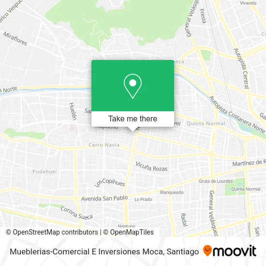 Mueblerias-Comercial E Inversiones Moca map