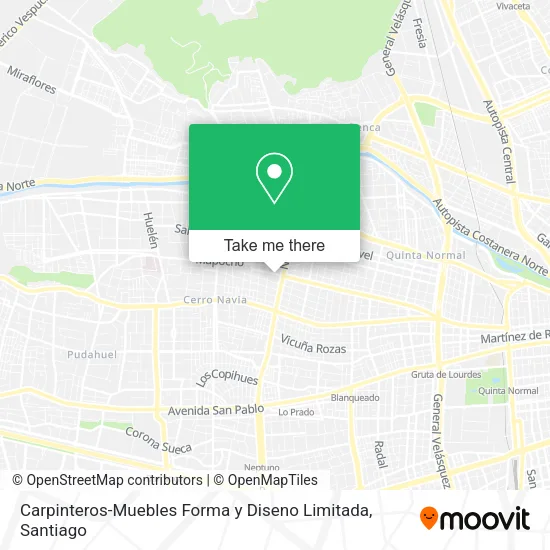 Carpinteros-Muebles Forma y Diseno Limitada map