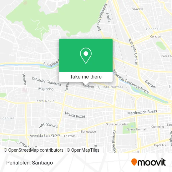 Peñalolen map