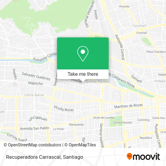 Recuperadora Carrascal map