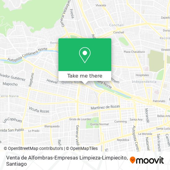 Mapa de Venta de Alfombras-Empresas Limpieza-Limpiecito