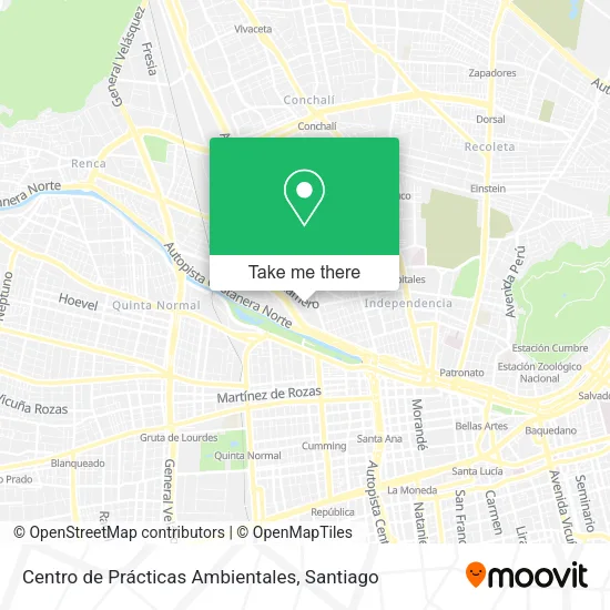 Centro de Prácticas Ambientales map