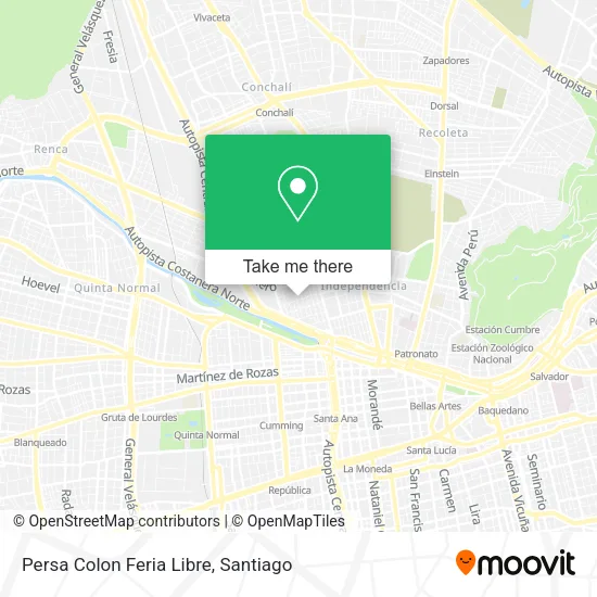 Persa Colon Feria Libre map
