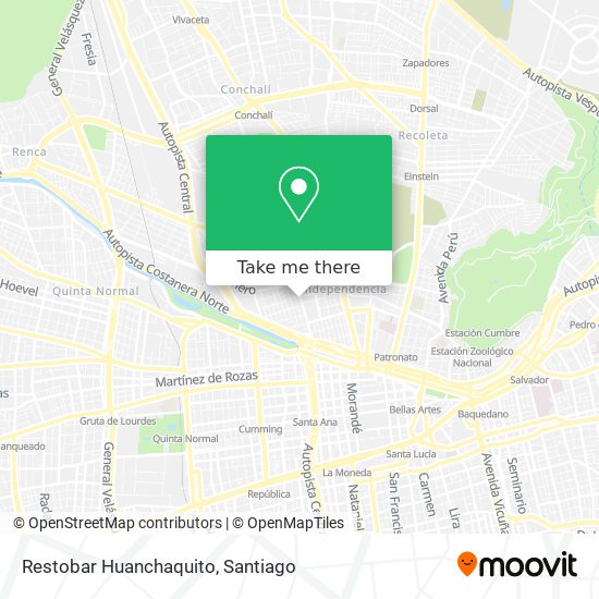 Mapa de Restobar Huanchaquito