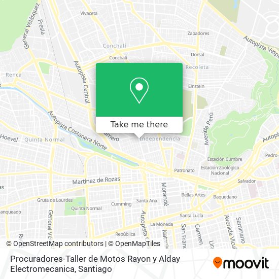 Mapa de Procuradores-Taller de Motos Rayon y Alday Electromecanica