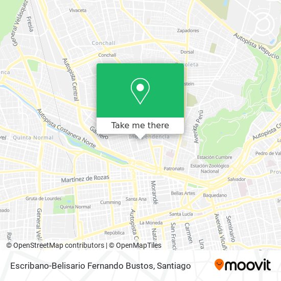 Escribano-Belisario Fernando Bustos map