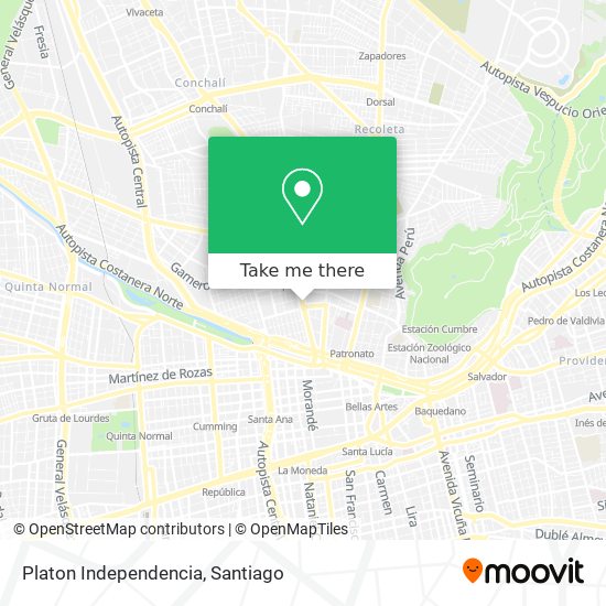 Platon Independencia map