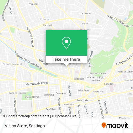 Mapa de Vielco Store