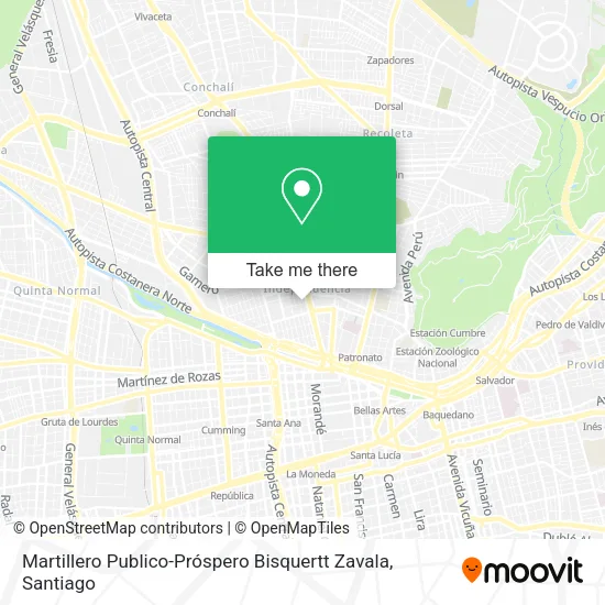 Martillero Publico-Próspero Bisquertt Zavala map