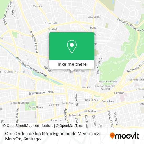 Gran Orden de los Ritos Egipcios de Memphis & Misraïm map