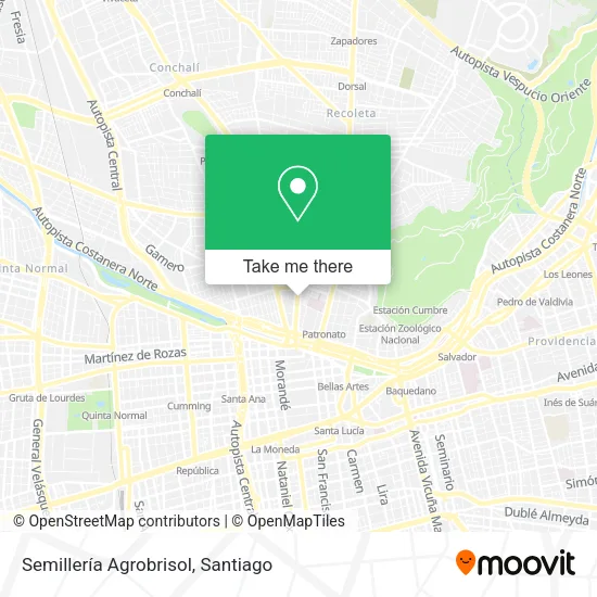 Semillería Agrobrisol map