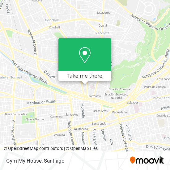 Gym My House map