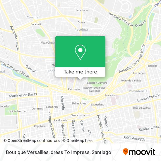 Boutique Versailles, dress To Impress map