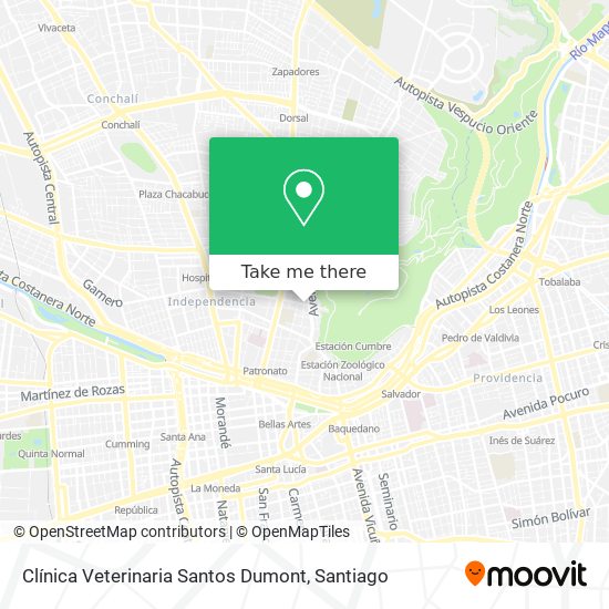 Clínica Veterinaria Santos Dumont map