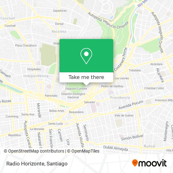 Radio Horizonte map