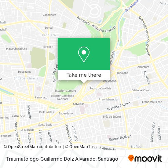 Traumatologo-Guillermo Dolz Alvarado map
