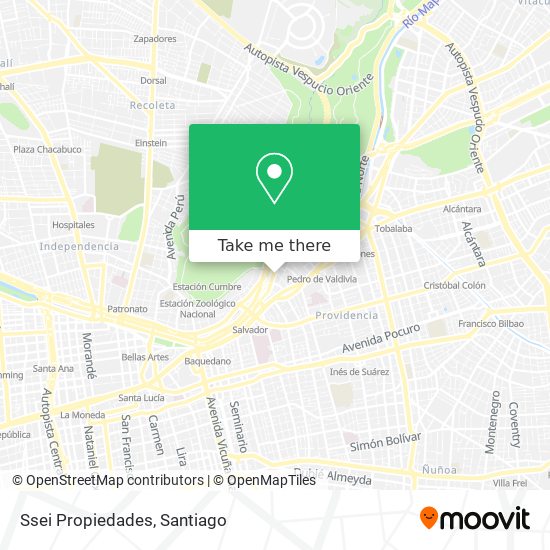 Ssei Propiedades map