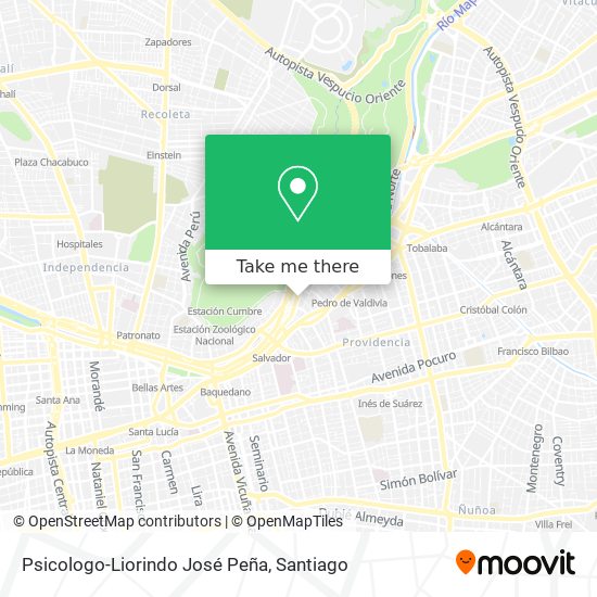 Psicologo-Liorindo José Peña map