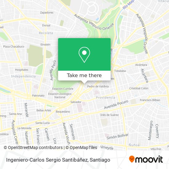 Ingeniero-Carlos Sergio Santibáñez map