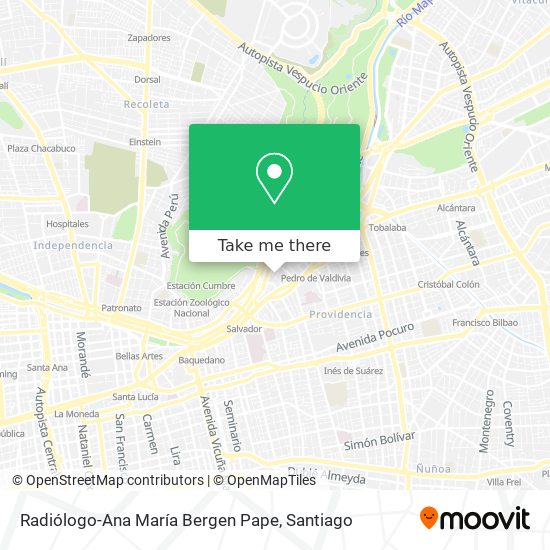 Radiólogo-Ana María Bergen Pape map