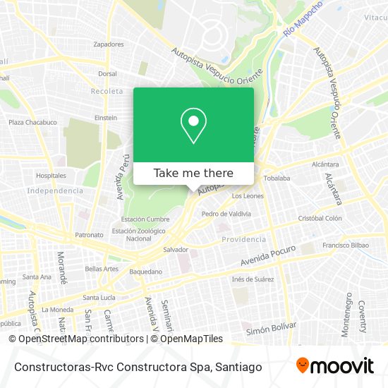 Constructoras-Rvc Constructora Spa map
