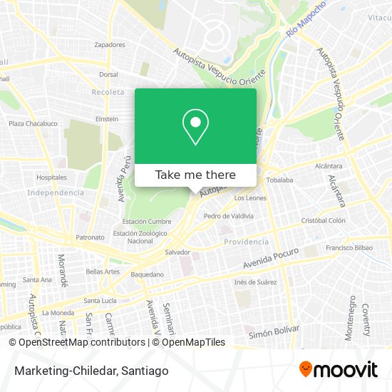 Marketing-Chiledar map