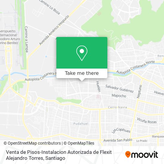 Venta de Pisos-Instalacion Autorizada de Flexit Alejandro Torres map