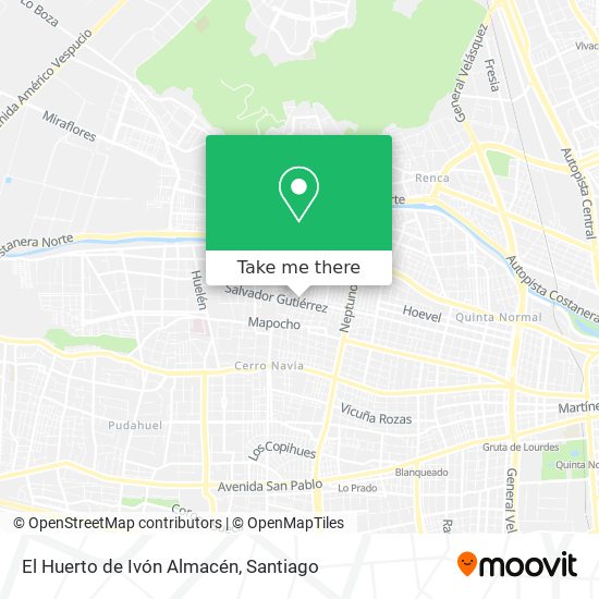 Mapa de El Huerto de Ivón Almacén