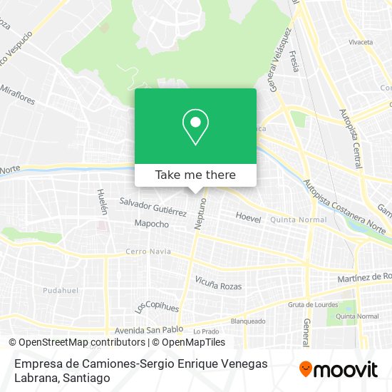 Empresa de Camiones-Sergio Enrique Venegas Labrana map