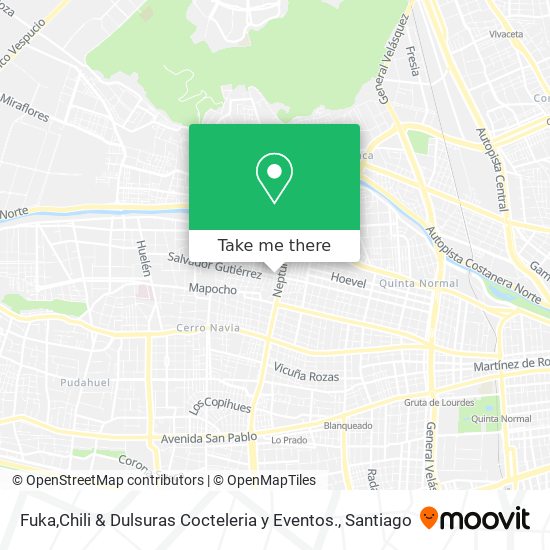 Fuka,Chili & Dulsuras Cocteleria y Eventos. map