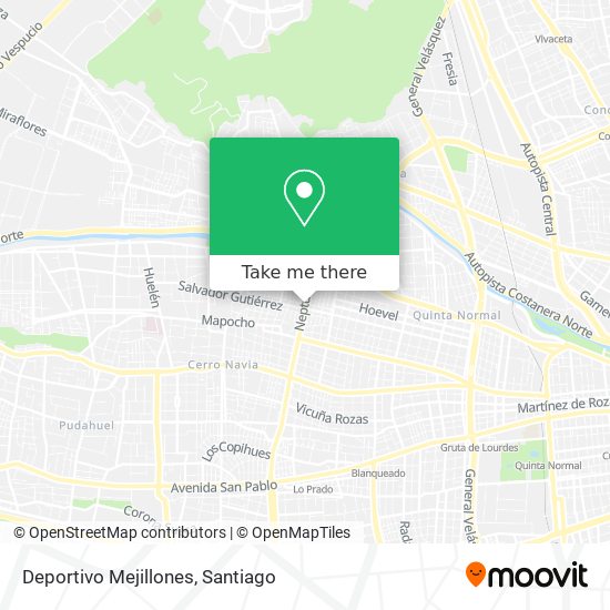 Deportivo Mejillones map