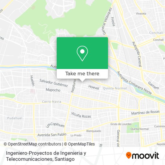 Ingeniero-Proyectos de Ingenieria y Telecomunicaciones map