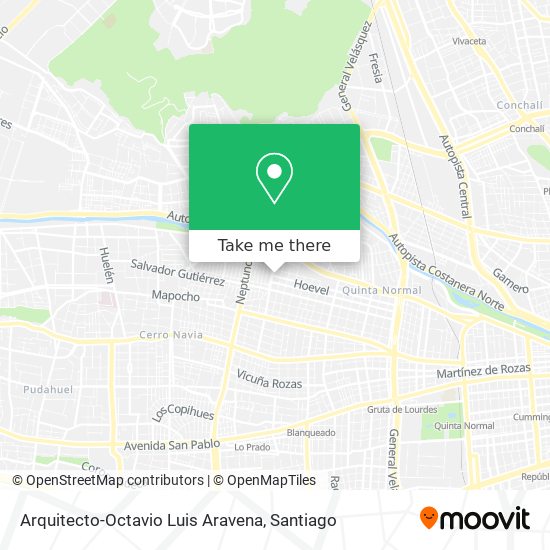 Arquitecto-Octavio Luis Aravena map