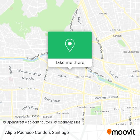 Alipio Pacheco Condori map