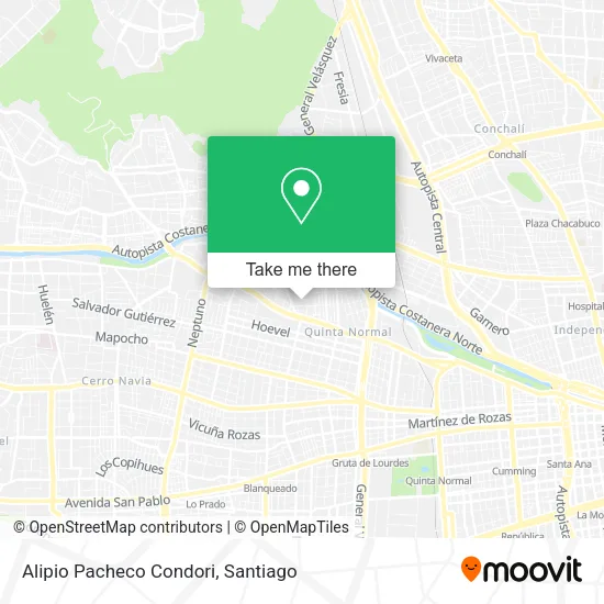 Alipio Pacheco Condori map