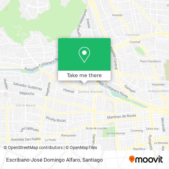 Escribano-José Domingo Alfaro map