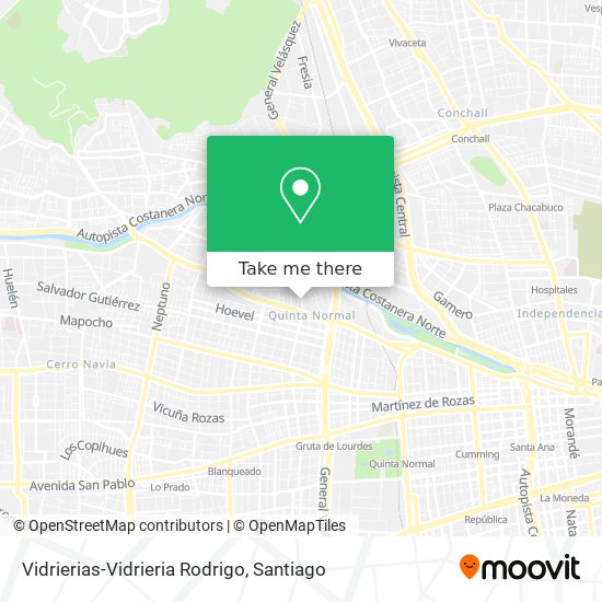 Mapa de Vidrierias-Vidrieria Rodrigo